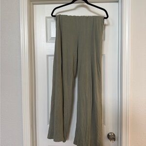 MATE the Label Sage Green Wide-Leg Pajama Pants